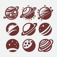 Aetheron Planet Collection Logo vector