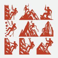 The Vertical Vortex Rock Climbing Collection Logo vector
