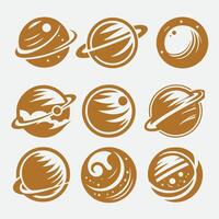 Virellon Planets Collection Logo vector