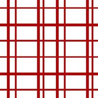 A red and white plaid pattern vector