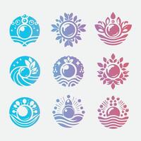 Pearlescence Designs Pearl collection logo vector