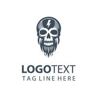 Skull Waves skull design vector