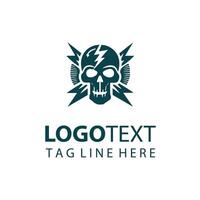Darkened Skull skull design vector