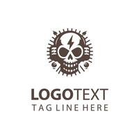 Forge skull design vector