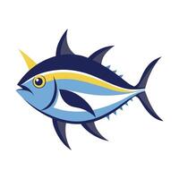 Catchy Art of Ahi Seafood Fish vector