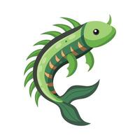 Stylish Design of Algae Eater Fish vector