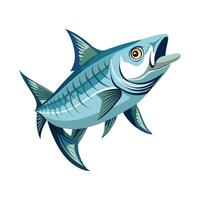 Elegant Design of Atlantic Tarpon Fish vector