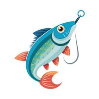 Charming Illustration of Bait Fish vector
