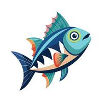 Vibrant Design of Bermuda Fish vector