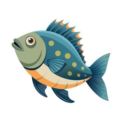 Stylish Art of Big Boy Fish