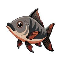 Elegant Design of Bighead Carp vector