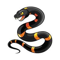 Charming Design of Blackheaded Python vector