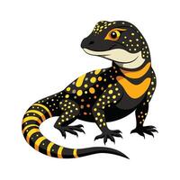 Stunning Design of Blackspotted Monitor vector