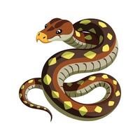 Stylish Artwork of Bothrops Asper vector