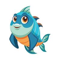 Stylish Design of Bubba Fish vector