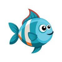 Charming Design of Bubbles Fish vector