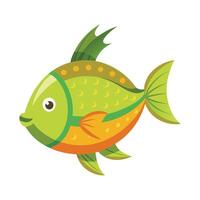 Dynamic Artwork of Cantaloupe Fish vector