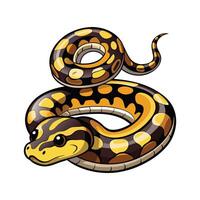 Stylish Design of Carpet Python vector