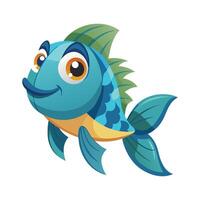Stylish Design of Charlie Fish vector