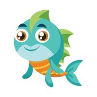 Elegant Art of Charlie Fish vector