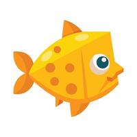 Dynamic Artwork of Cheddar Fish vector