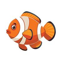 Stylish Design of Clownfish vector