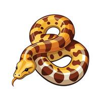 Elegant Artwork of Cuban Boa vector