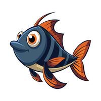 Elegant Artwork of Dexter Fish vector