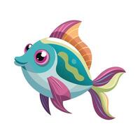 Charming Design of Diva Fish vector