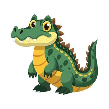 Dynamic Artwork of Dwarf Crocodile vector