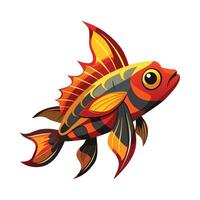 Dynamic Artwork of Ember Fish vector