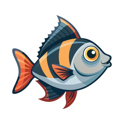 Stylish Illustration of Fabian Fish