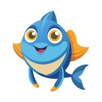Charming Design of Fido Fish vector