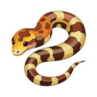 Dynamic Artwork of Fiji Burrowing Boa vector
