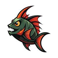 Charming Design of Finster Fish vector