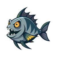 Elegant Artwork of Finster Fish vector