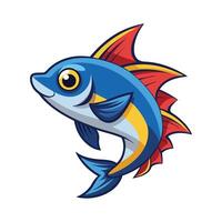 Charming Design of Flash Fish vector