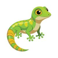 Charming Design of Giant Madagascar Day Gecko vector