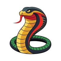 Charming Design of Habu Snake vector