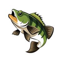 Dynamic Artwork of Largemouth Bass vector