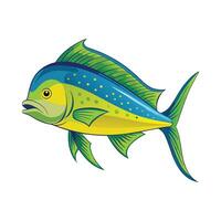 Charming Design of MahiMahi vector
