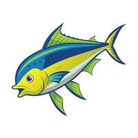 Stylish Illustration of MahiMahi Fish vector
