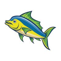 Elegant Artwork of MahiMahi Fish vector