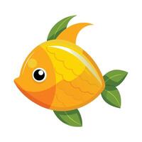 Charming Design of Mango Fish vector