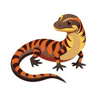 Charming Design of MonkeyTailed Skink vector