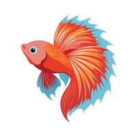 Stylish Illustration of Names for Betta Fish vector