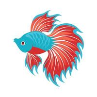 Dynamic Artwork of Names for Betta Fish vector
