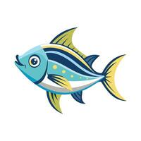 Dynamic Artwork of Pacific Fish vector