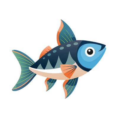 Dynamic Artwork of Pesce Fish