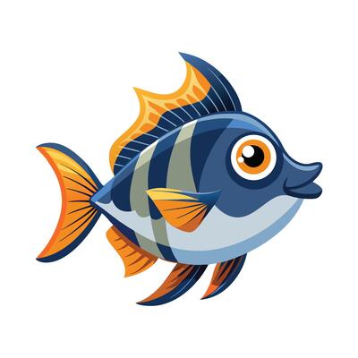 Stylish Illustration of Romeo Fish